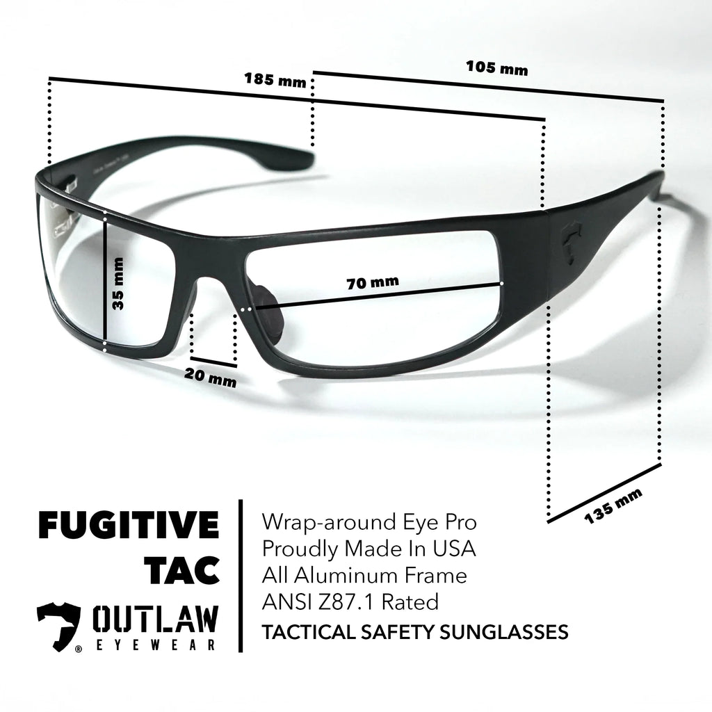 Fugitive TAC Black / Shooter Yellow Lenses