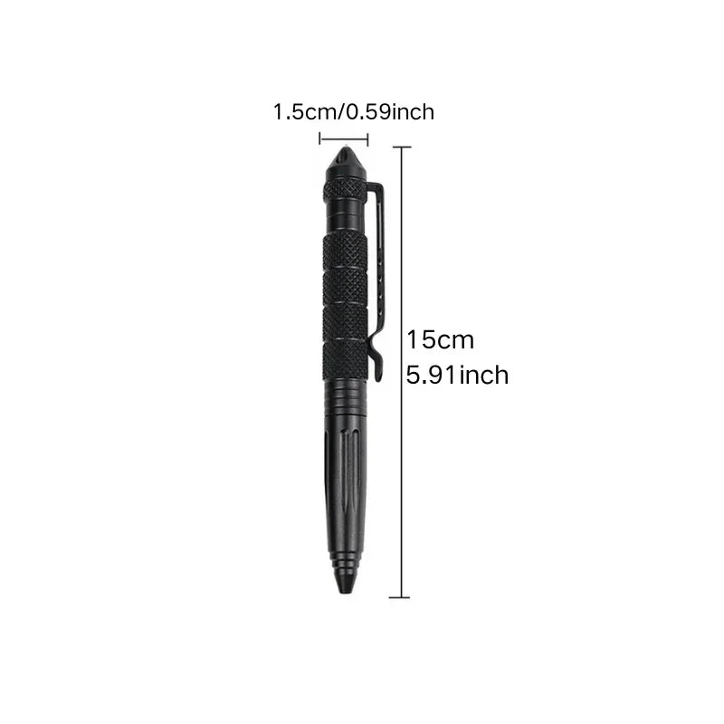 Tactical Pen Self Defense Tool | Glass Breaker and Emergency Survival Writing Pen